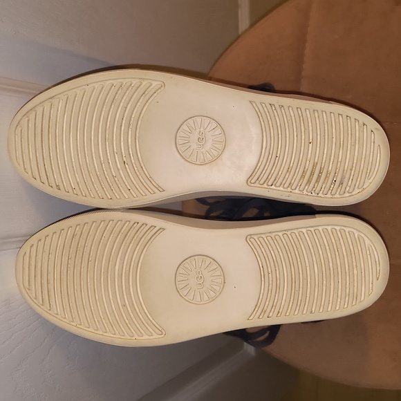 UGG Beven Genuine Shearling High Top Sneaker Size 7.5 - Picture 7 of 8